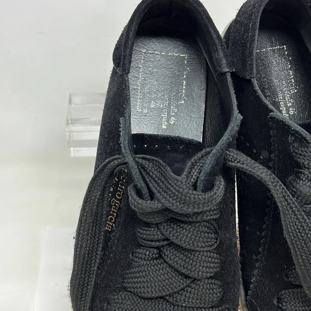 Pedro Garcia Sz 40 US 10 Black Suede Trainer Athletic Shoes